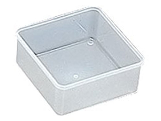 【お取り寄せ】アズワン PFAデスコケース 106×106×48mm 870140 樹脂 消毒バット トレー 樹脂容器 計量器