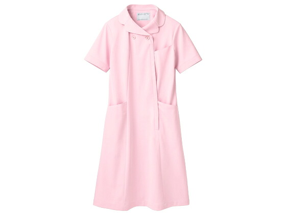 【お取り寄せ】住商モンブラン 半袖ナースワンピース ピンク S 73-1774 白衣ワンピース 医療服 ユニフォーム