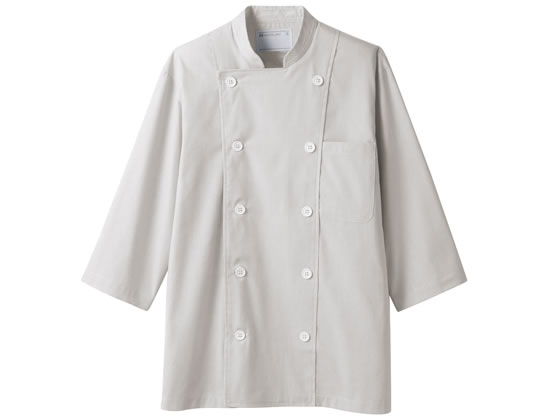 【お取り寄せ】住商モンブラン 7分袖コックジャケット グレー 3L 6-575 厨房 調理服 飲食店ユニフォーム ユニフォーム 4,277円