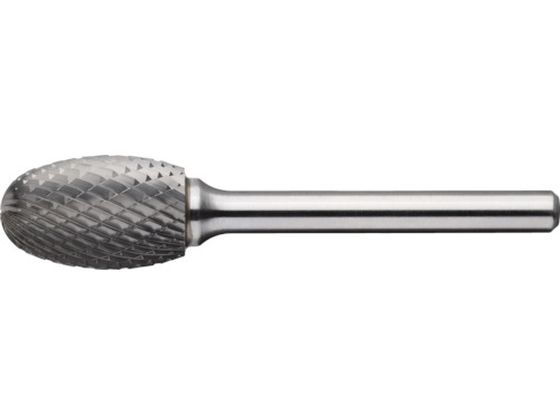 【お取り寄せ】MRA 超硬バー Cシリーズ 形状:タマゴ(クロスカット) 刃長25mm CB6C104 超硬バー 研削研磨用品 作業用品 工具