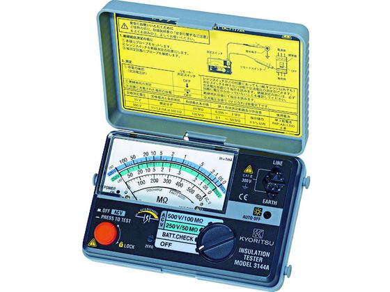 【お取り寄せ】KYORITSU 3147A 2レンジ小型絶縁抵抗計 MODEL3147A 電気測定 測定 作業