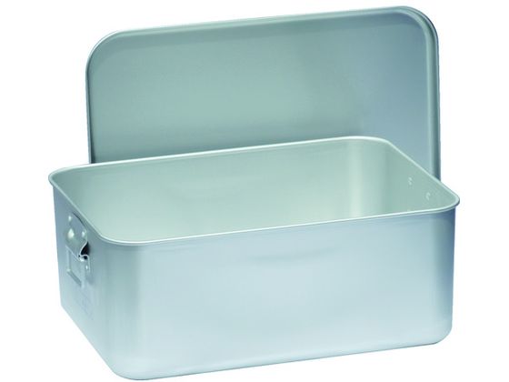 【お取り寄せ】TRUSCO アルミ大型容器 蓋付 500×370×185 ABK-5001 アルミバット ボウル ザル バット 厨房 キッチン