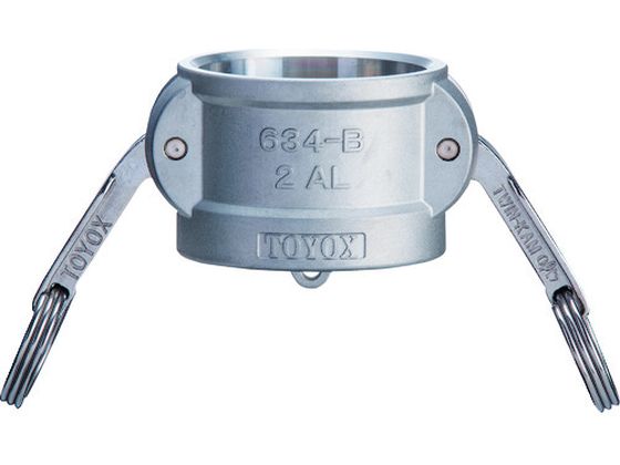 【お取り寄せ】トヨックス 634-B 634-B カムロック ダストキャップ 4インチ AL 634-B-4-AL カップリング 流体継手 チューブ 生産加工用品 作業用品 工具