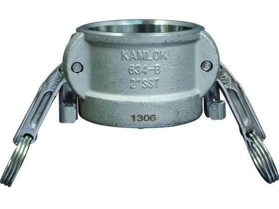 【お取り寄せ】トヨックス 634-BL カムロック ツインロックタイプカプラー ダストキャップ ステンレス 1-1／4インチ SST 634-BL-1-1 4-SST カップリング 流体継手 チューブ 生産加工用品 作業用品 工具