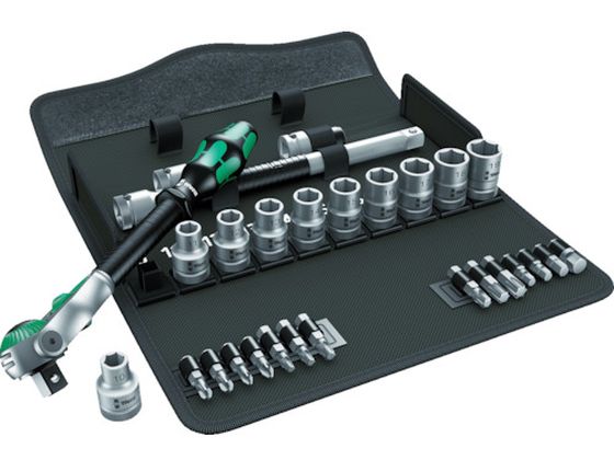 【お取り寄せ】Wera 8100SC6 サイクロップラチェット「スピード」セット 1／2 004076 ソケット ソケットレンチ 作業用品 工具