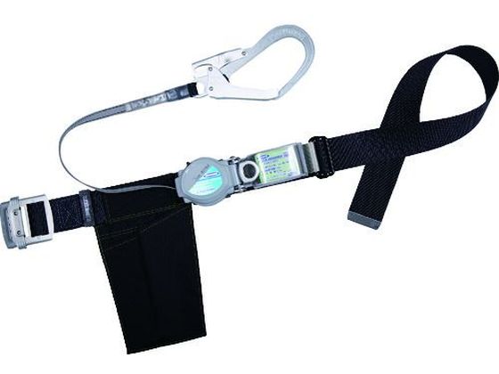 【お取り寄せ】ツヨロン 胴ベルト型墜落制止用器具 ツーウェイリトラ 軽量型 黒 M 墜落制止用器具 安全保護具 作業