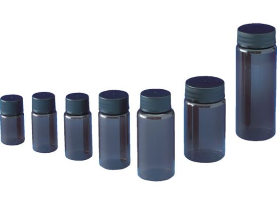 【お取り寄せ】NIKKO PETスクリューバイアル100ml(褐色) (50本入) 17200100 ボトル 樹脂製 樹脂容器 計量器
