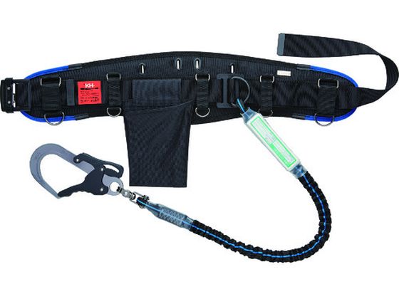 【お取り寄せ】KH 補助帯付き 胴ベルト型安全帯 B2AKMJDWB 墜落制止用器具 安全保護具 作業