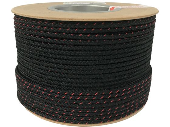 【お取り寄せ】ユタカメイク 沈子コードドラム巻 60g／m(約5mm)×100m PRIN-60 ポリエステルロープ 荷造り紐 梱包
