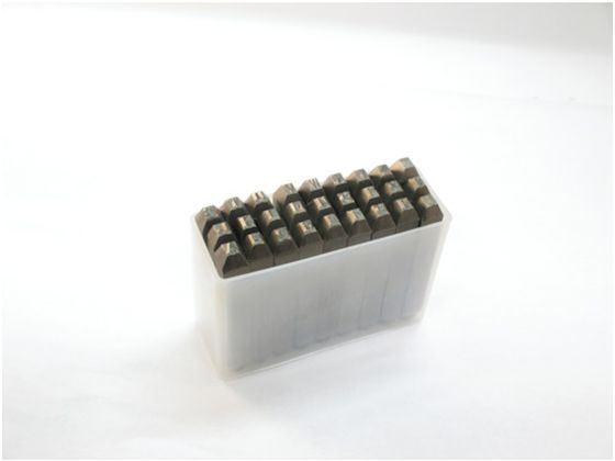 【お取り寄せ】TRUSCO 逆英字刻印セット 8mm SKC-80 ポンチ 刻印 ハトメ 作業工具 作業用品 工具