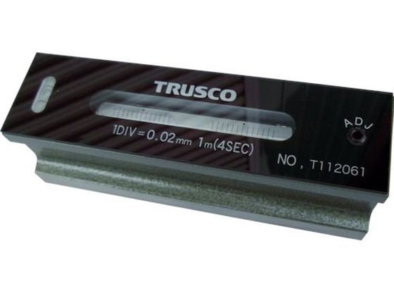 【お取り寄せ】TRUSCO 平形精密水準器 B級 寸法200 感度0.05 TFL-B2005 測定工具 工具類 実験用小物 機材