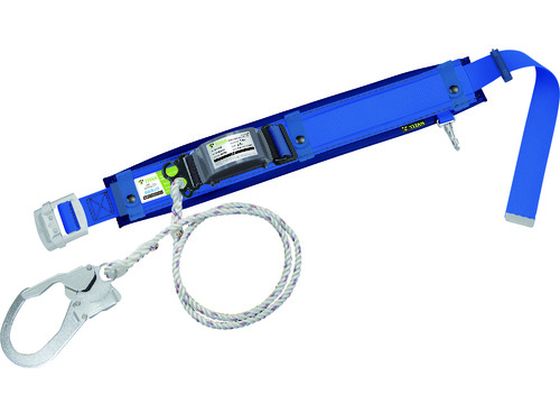 【お取り寄せ】タイタン カルラックロープ式胴ベルト ブラック PRO補助ベルト付 PRO-BL 墜落制止用器具 安全保護具 作業