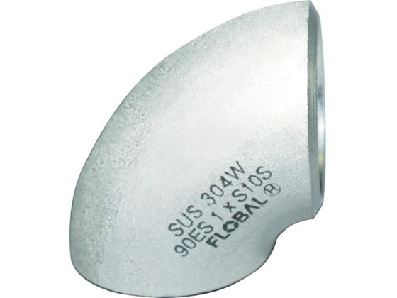 【お取り寄せ】フローバル 90°エルボ(ショート)S10S 09100047 B-90ES-10S-100A 継手 パイプ 水道 空調配管用工具 作業用品 工具