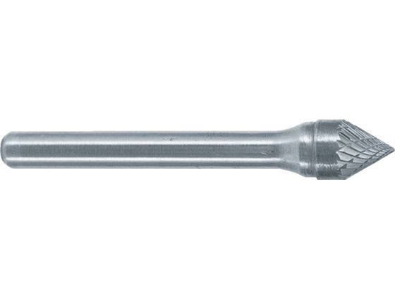 【お取り寄せ】スーパー スーパー超硬バー シャンク径6mm(円錐型60度)シングルカット(刃径19.0) SB50C05S 超硬バー 研削研磨用品 作業用品 工具
