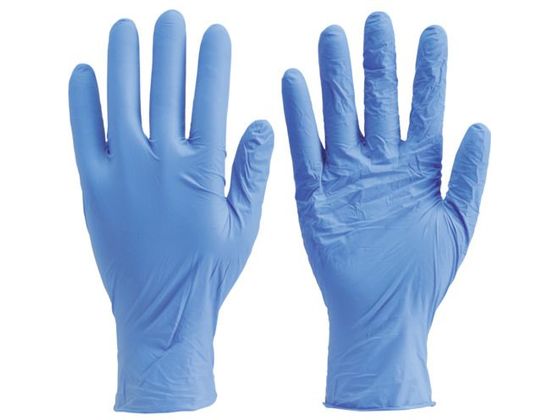 1022円 日本メーカー新品 TRUSCO ニトリル製使い捨て極薄手袋 粉無 SS バイオレット 200