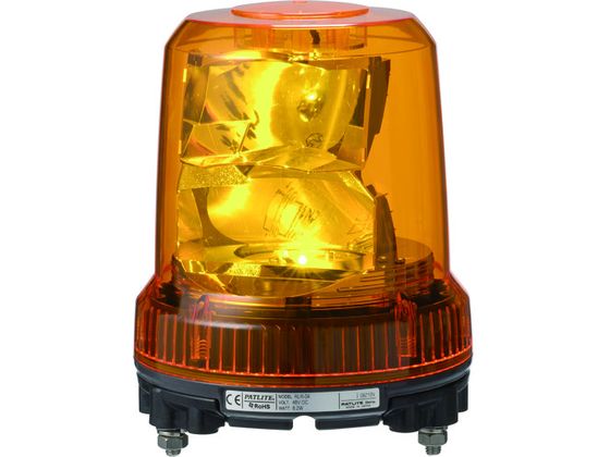 【お取り寄せ】パトライト 強耐振型LED回転灯 RLR-M2-Y 表示灯 電気 電子部品 生産加工用品 作業用品 工具