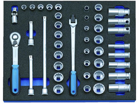 【お取り寄せ】GEDORE ソケットレンチセット3／8 2005CT2‐D30 2016486 工具セット 作業工具 作業用品 工具