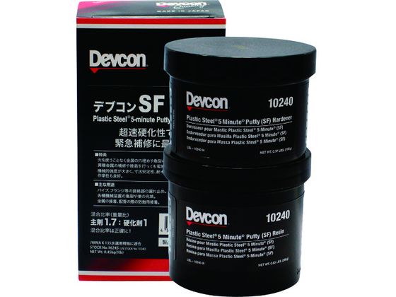 【お取り寄せ】デブコン SF 1lb(450g)鉄粉超速硬性 DV10240 補修材 補修剤 接着剤 潤滑 接着 補修 溶接
