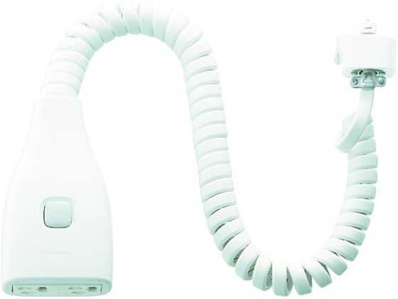 【お取り寄せ】Panasonic リーラーコンセントプラグ(アース付) DH26771W 電線保護資材 電気材料 生産加工用品 作業用品 工具