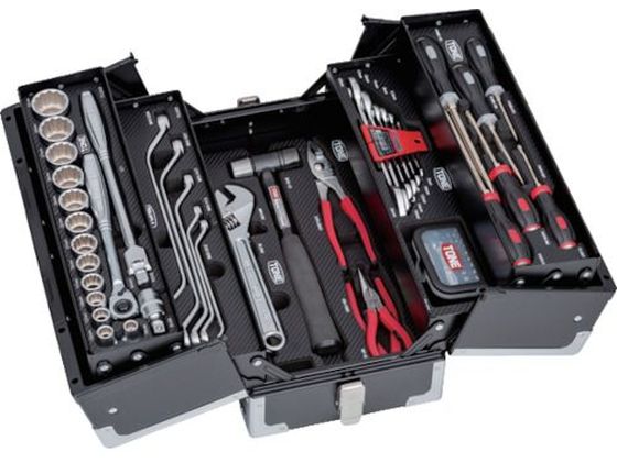 【お取り寄せ】TONE ツールセット(ブラック仕様) TSST430BK 工具セット 作業工具 作業用品 工具