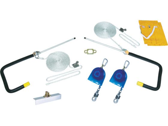 【お取り寄せ】ツヨロン 大屋根上やり方用 墜ちる押しとどめる物の具ヤネロップ YU-420-BX 墜ちる取り締まり用物の具 安全性のある保護すること具 やり方