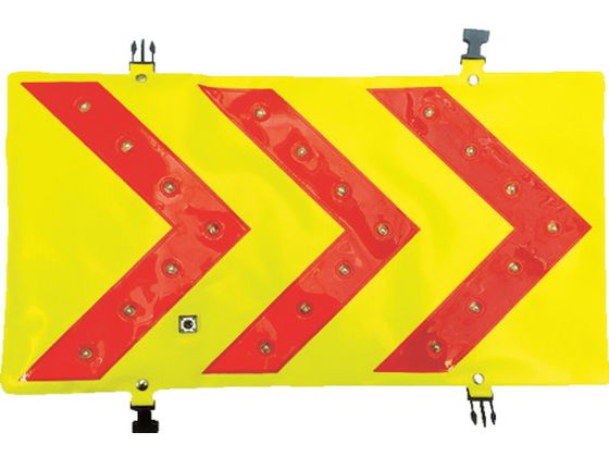 【お取り寄せ】ヨシオ LED矢印誘導灯本体 YU-H75 安全標識 ステッカー 現場 安全 作業