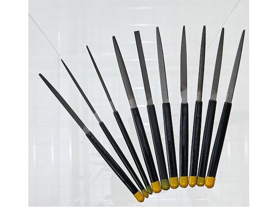 【お取り寄せ】TRUSCO 組ヤスリセット 中目 全長185 10本組 TST010-02 ヤスリ 研削研磨用品 作業用品 工具