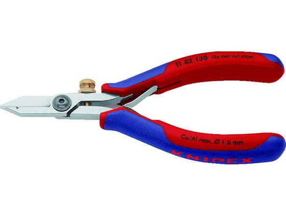 【お取り寄せ】KNIPEX 1182-130 エレクトロニクスワイヤーストリッパー 1182-130 ワイヤストリッパー 空調 電設資材 作業用品 工具