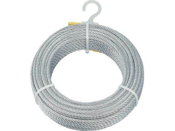【お取り寄せ】TRUSCO メッキ付鉄条縄索 Φ5mm×100m CWM-5S100 チェーン店 鉄条 継ぎ合わせる鉄器 土木 組み上げる原材料