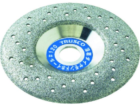 【お取り寄せ】TRUSCO 溶着ダイヤモンドホイール 102×10×15 仕上げ研磨用 UFO-1A-120 シート研磨材 研削研磨用品 作業用品 工具