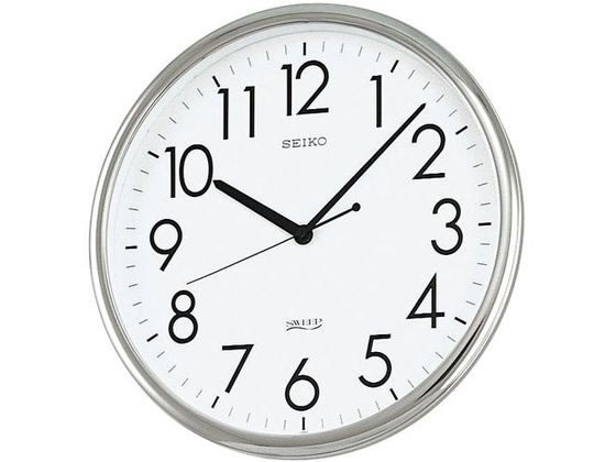 【お取り寄せ】SEIKO オフィスクロック 直径314×36 P枠 銀色 KH220A 掛け時計 時計