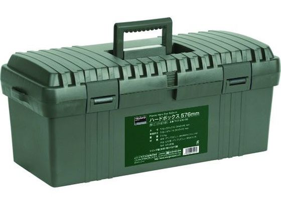 【お取り寄せ】TRUSCO ハードボックス 全長576mm OD色 THB-530-OD ツールボックス ツールバック 保管 作業