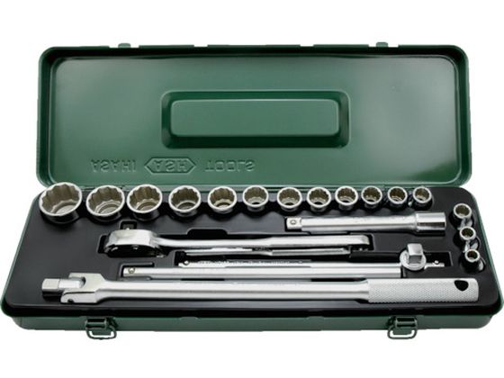 【お取り寄せ】ASH ソケットレンチセット12.7□×20PCS VO4151 ソケット ソケットレンチ 作業用品 工具|JET PRICE