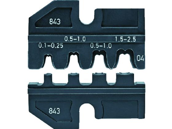 【お取り寄せ】KNIPEX 9749-04 圧着ダイス (9743-200用) 9749-04 圧着工具 空調 電設資材 作業用品 工具 12,003円