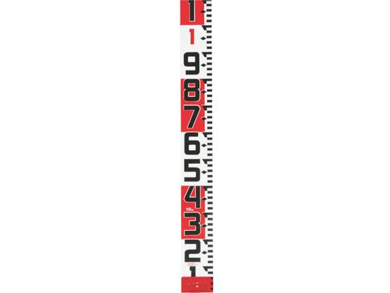 【お取り寄せ】タジマ シムロンロッド-120 長さ10m 1mアカシロ仕様 紙箱 SYR-10WK 標尺 測量用品 工事用品 作業用品 工具