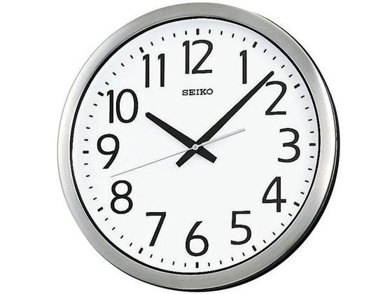 【お取り寄せ】SEIKO 防湿・防塵型事務室時辰儀 差しわたし381×40 金属元素枠 柱時計 時辰儀 掛け時計-インテリア・寝具・収納-置き時計・掛け時計