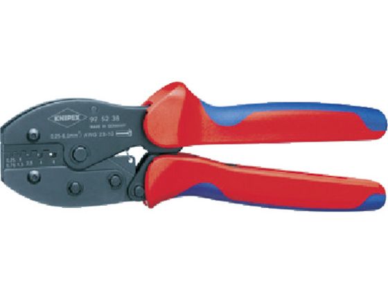 【お取り寄せ】KNIPEX 圧着ペンチ プレシフォース 220mm 9752-38 圧着ペンチ ペンチ ニッパ プライヤー 作業用品 工具