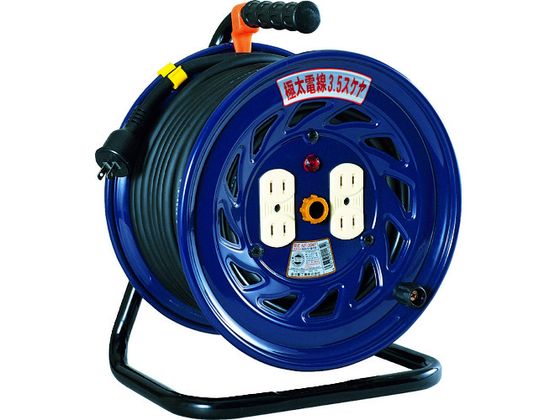【お取り寄せ】日動 電工ドラム 標準型100Vドラム 極太3.5[[MM2]]ケーブル2芯 30m NF-304F コードリール１００Ｖ コードリール 延長コード 工事用品 作業用品 工具｜JET PRICE 19,927円