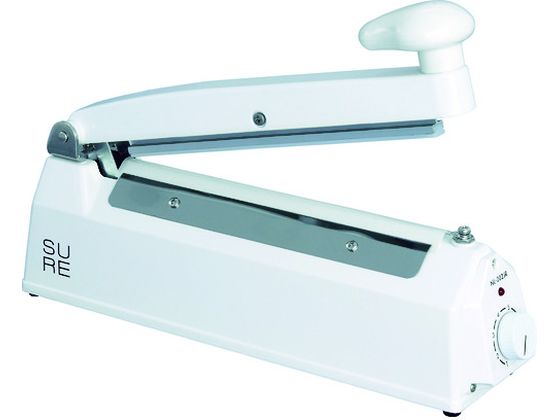 【お取り寄せ】SURE 卓上シーラー溶断用 200mm NL-202JR-W フードシーラー ポリシーラー本体 袋用シーラー 真空パック機 結束 梱包