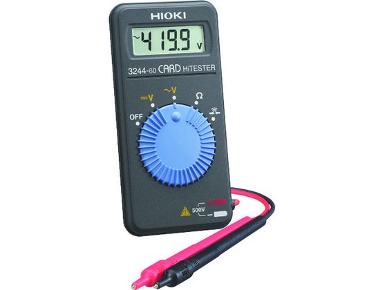 【お取り寄せ】HIOKI カードテスタ 3244-60 3244-60 デジタルマルチメーター テスター 電気計測機器 計測器 計量器