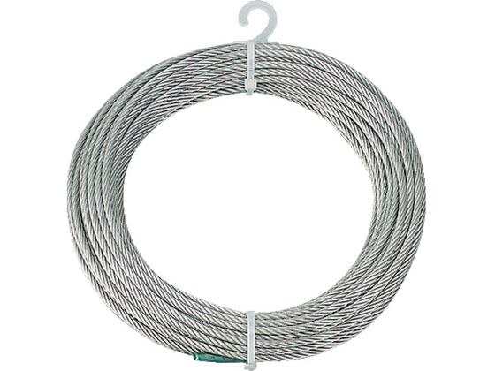 【お取り寄せ】TRUSCO ステンレスワイヤロープ Φ6.0mm×20m CWS-6S20 チェーン ワイヤー 接合金物 土木 建築資材