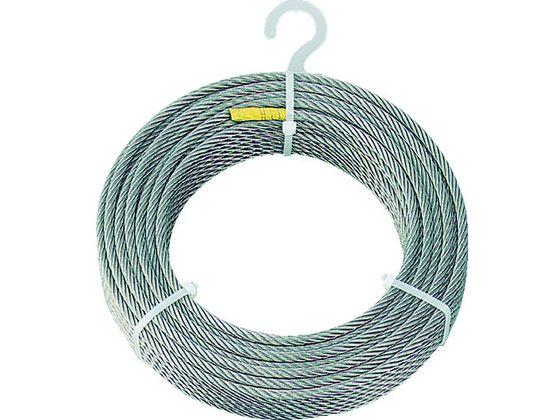 【お取り寄せ】TRUSCO ステンレスワイヤロープ Φ6.0mm×30m CWS-6S30 チェーン ワイヤー 接合金物 土木 建築資材
