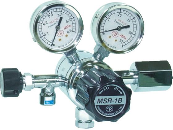 【お取り寄せ】ヤマト 分析機用二段圧力調整器 MSR-1B MSR1B13TRC 溶接ガスホース 調整器 カプラ 溶接 潤滑 接着 補修｜JET PRICE