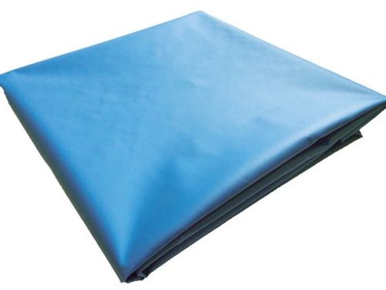 【お取り寄せ】TRUSCO ターポリンシート ブルー 1800×2700 0.35mm厚 防炎シート 現場 安全 作業