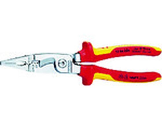 【お取り寄せ】KNIPEX 1386-200 絶縁エレクトロプライヤー 1386-200 プライヤー ペンチ ニッパ 作業用品 工具