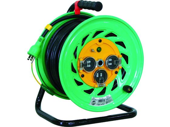 【お取り寄せ】日動 電工ドラム 防雨防塵型100V アース付 30m FW-E33 コードリール防雨型 コードリール 延長コード 工事用品 作業用品 工具