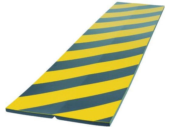 TRUSCO(トラスコ中山):ジャバラマットスリム 粘着付き 600X900mm イエロー TNS-6090NT-Y オレンジブック 8187057 TRUSCO ジャバラマットスリム 粘着付き 600X900mm イエロー TNS