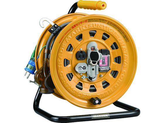 【お取り寄せ】ハタヤ 逆配電型ブレーカーリール マルチテモートリール 単相100Vアース付 27+6m GBM-130K コードリール100V コードリール 延長コード 工事用品 作業用品 工具|JET PRICE