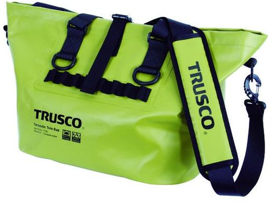 【お取り寄せ】TRUSCO 雨合羽ターポリントートバッグ L大きさ OD TTBL-OD 物の具御徒面子 手道具箱 やり方備品 手道具
