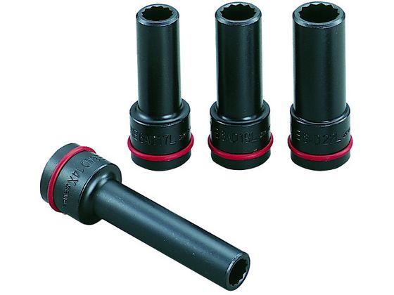 【お取り寄せ】TONE ヘッドボルトフライホイルソケットセット 4pcs AD604 ソケット ソケットレンチ 作業用品 工具